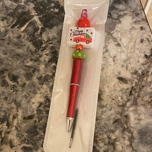 Handcrafted Merry Christmas pen